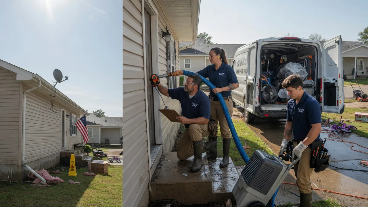 Ceiling Water Damage Restoration in Radford, VA near me